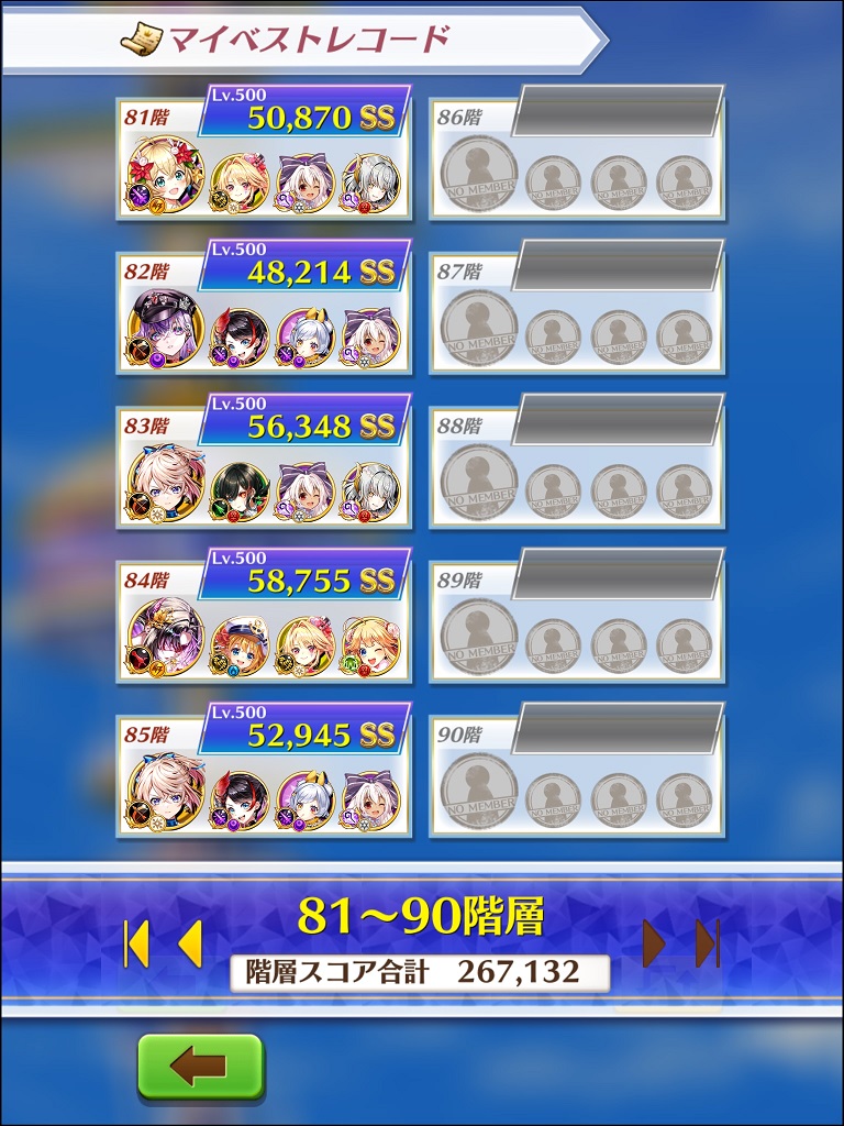 フロンティアタワー81-85階
