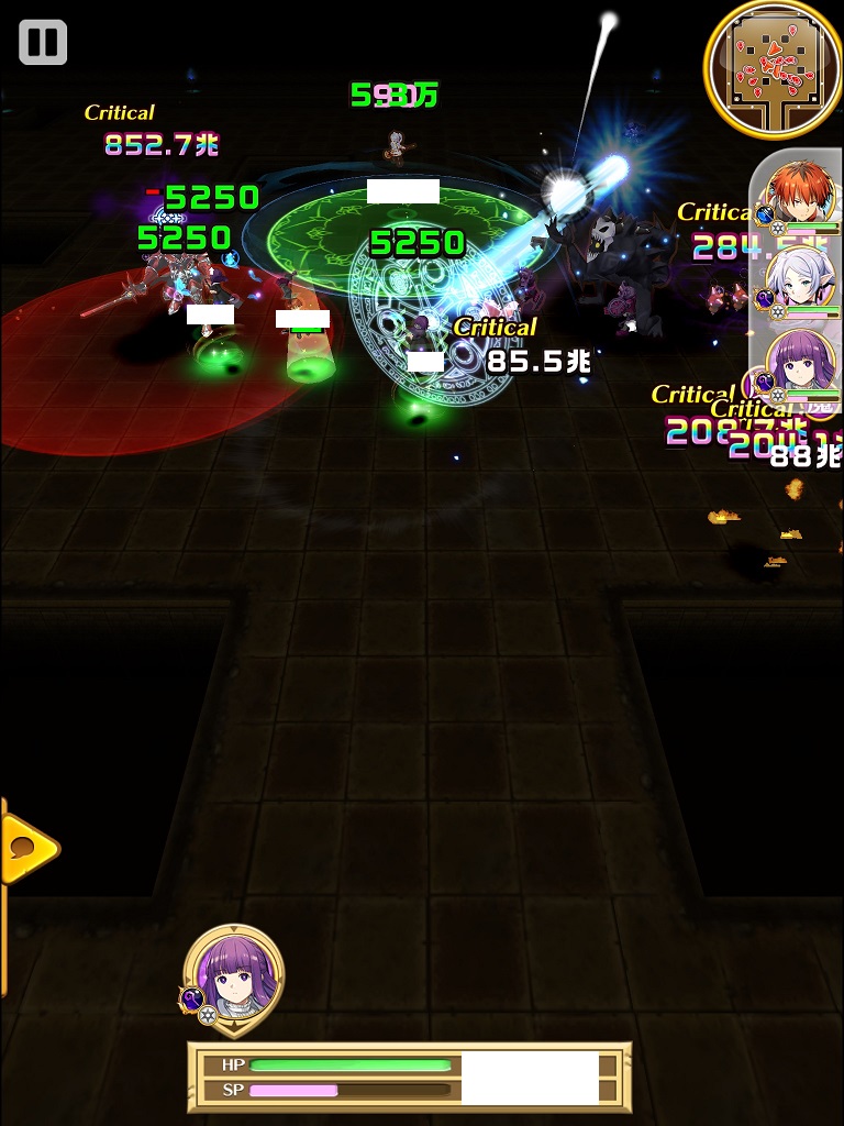 【白猫】葬送のフリーレンコラボ協力「魔物戦・上級」攻略と魔導書の石板の効果
