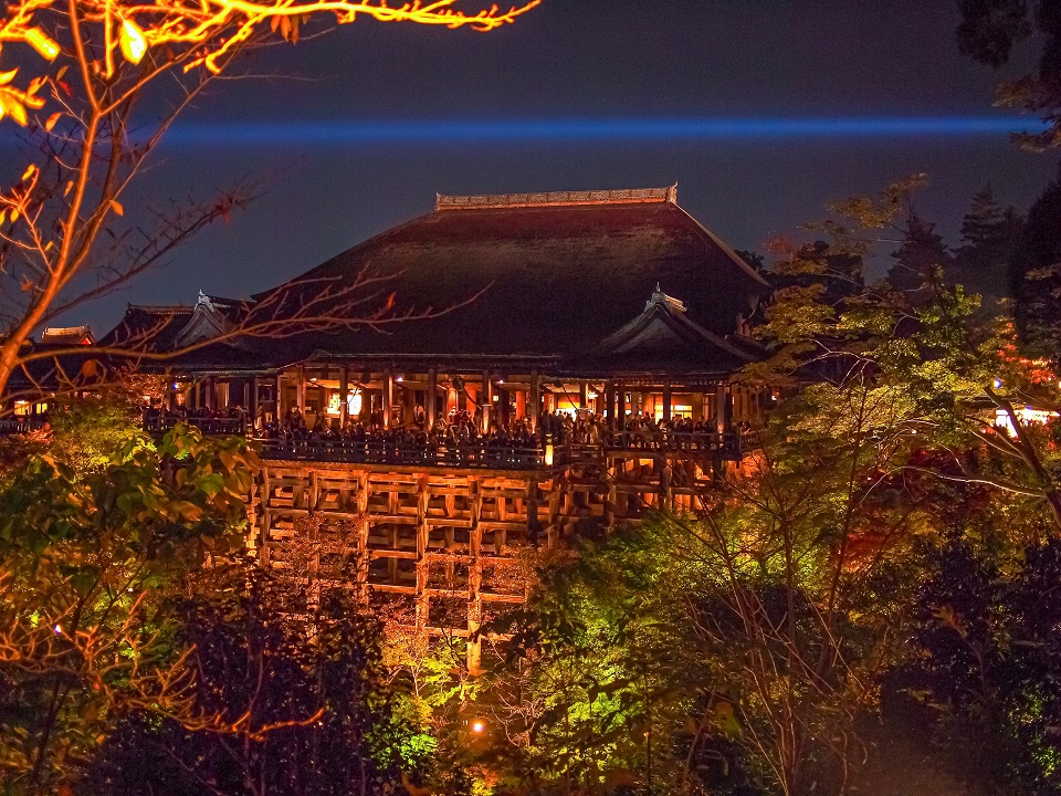 京都紅葉ライトアップ2025:清水寺で幻想的な夜景を楽しむ方法