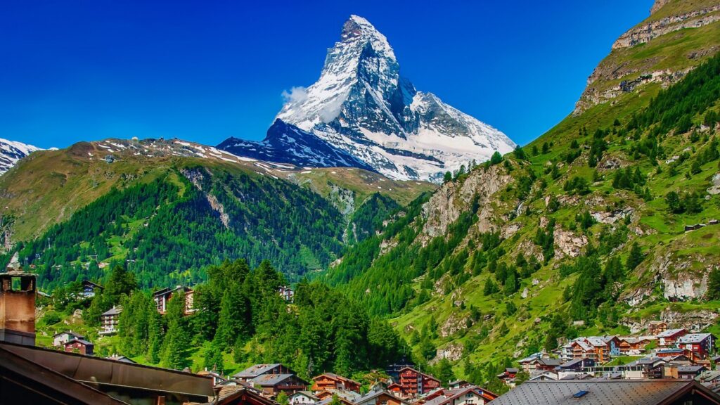 スイス・マッターホルンの風景