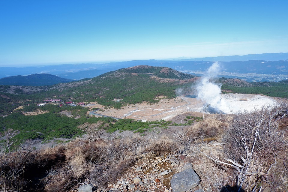 鹿児島県下一周駅伝の3日目に通過する霧島エリアを象徴するえびの高原の風景