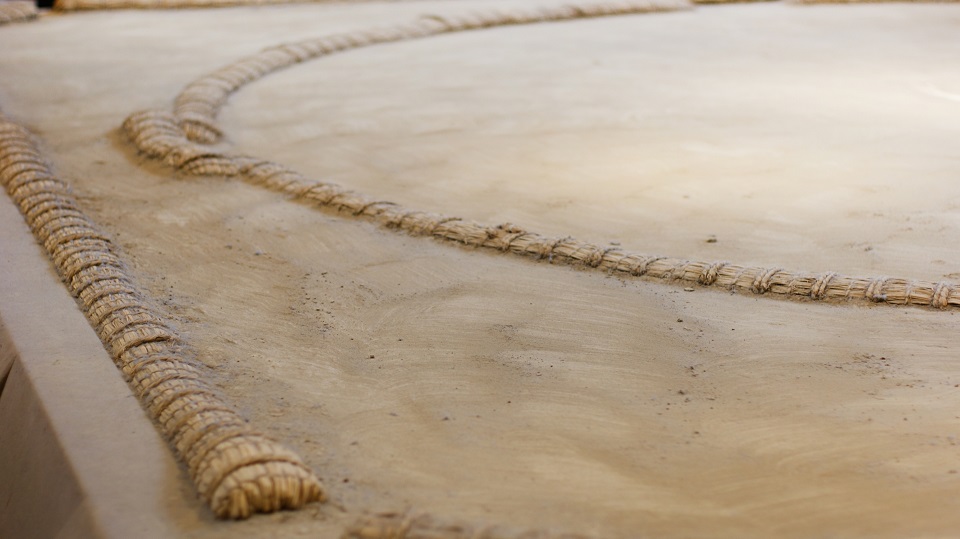 観客のいない土俵