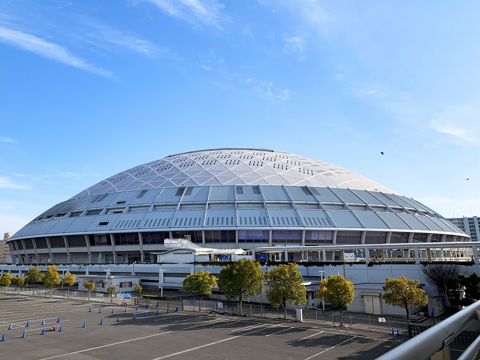 名古屋ウィメンズマラソン2026のスタート・フィニッシュ地点となるバンテリンドーム ナゴヤの外観