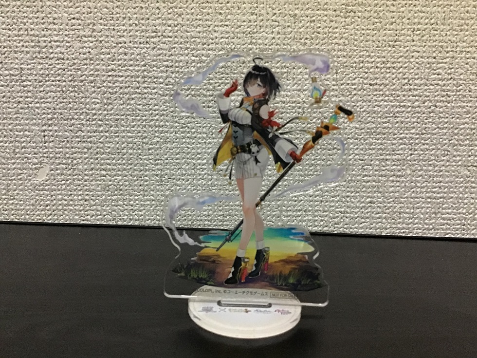 白猫プロジェクト×アトリエコラボ ユミアアクスタ 実物（正面）