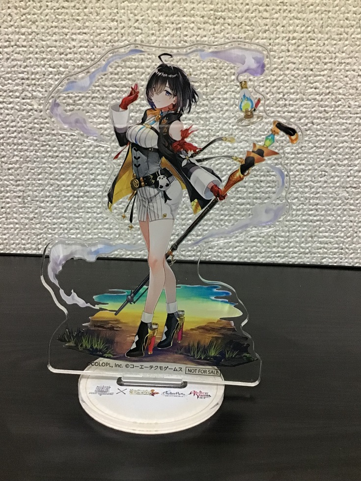 白猫プロジェクト×アトリエコラボ ユミアアクスタ 実物アップ（ディテール）